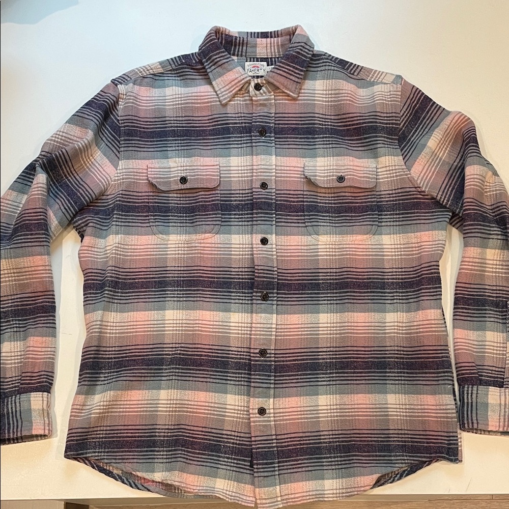 Men’s Faherty Belmar Blanket Flannel - Size Large
